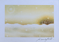 冬景色の森(gold)